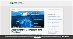 Desktop Screenshot of geldschritte.de